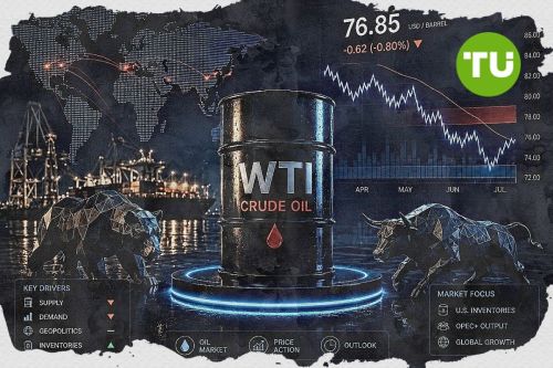 WTI mempertahankan tren turun di dekat zona support