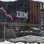 IBM shares drop after earnings warning