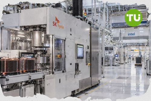 SK Hynix undersøger sin første produktion af hukommelseschips i USA med Intel
