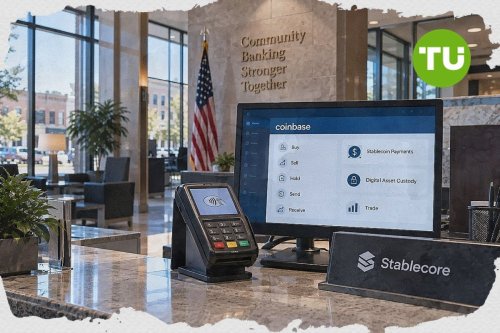 Coinbase और Stablecore digital assets को कम्युनिटी बैंकों तक पहुँचा रहे हैं