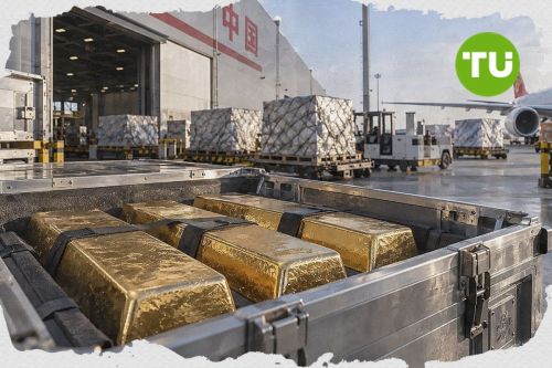 Import złota do Chin osiąga rekordowe tempo w związku z umacniającym się popytem na kruszec