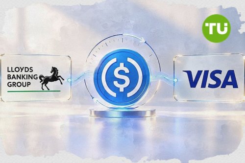 Lloyds testa con Visa il regolamento USDC 24/7