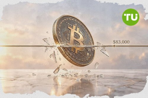 Биткоин упал ниже $83 000 на фоне ликвидаций почти на $700 млн