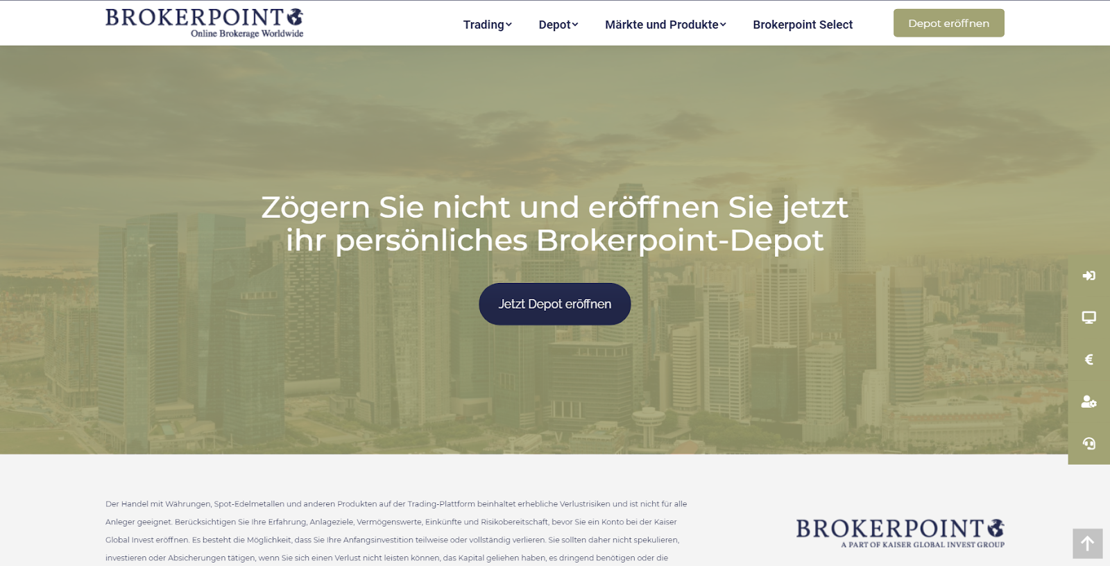Brokerpoint’s Review - Account opening