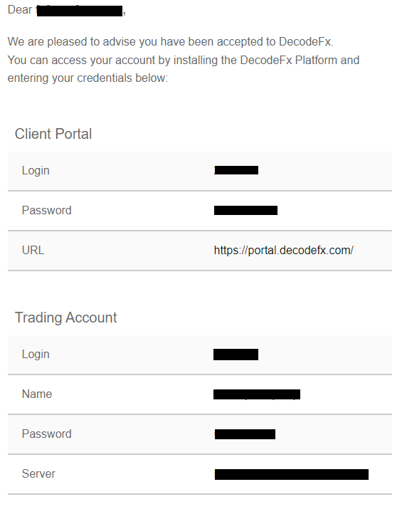 Review of Decode Global’s User Account — Authorization