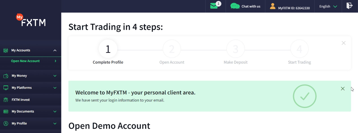 FXTM (Forex Time) recenze – typy účtů