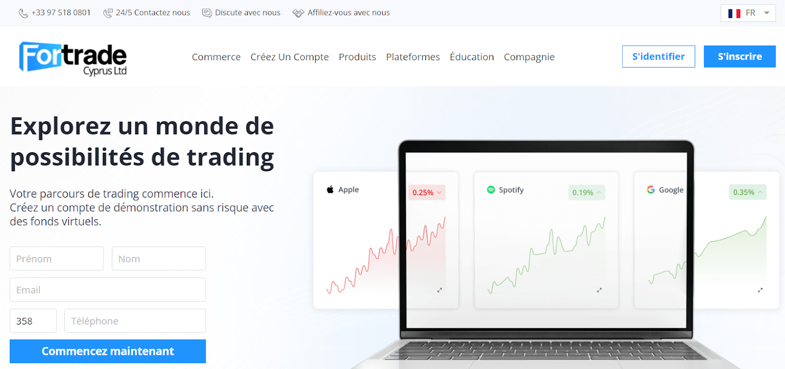 Revue de ForTrade - Site officiel