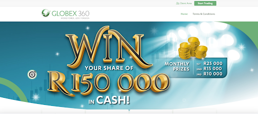 Bonuses of GlobeX360 — Win R50 000 in cash
