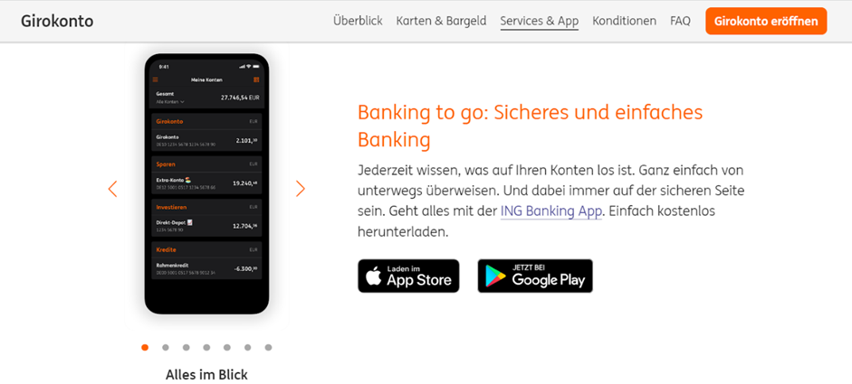 How to open an account at ING – Step 3