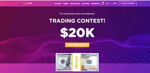 IQcent Bonuses — Traders contest