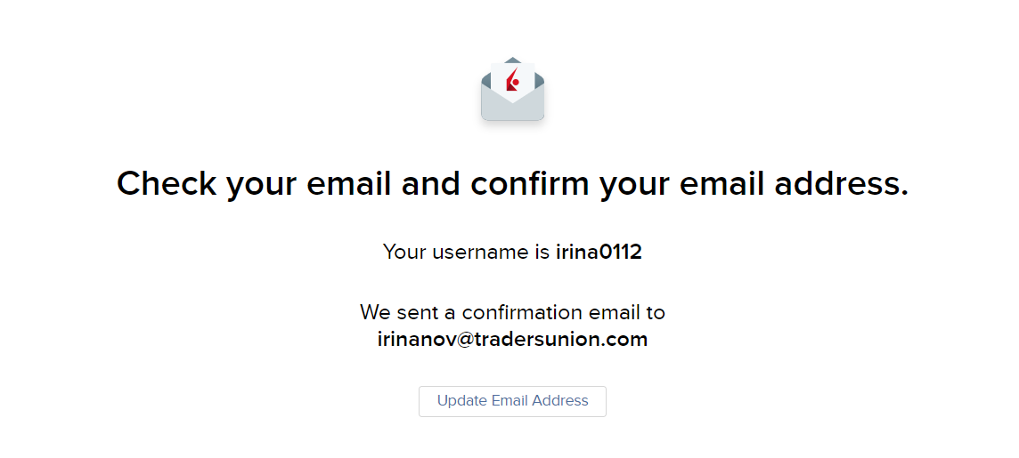 Interactive Brokers Personal Account - Email confirmation