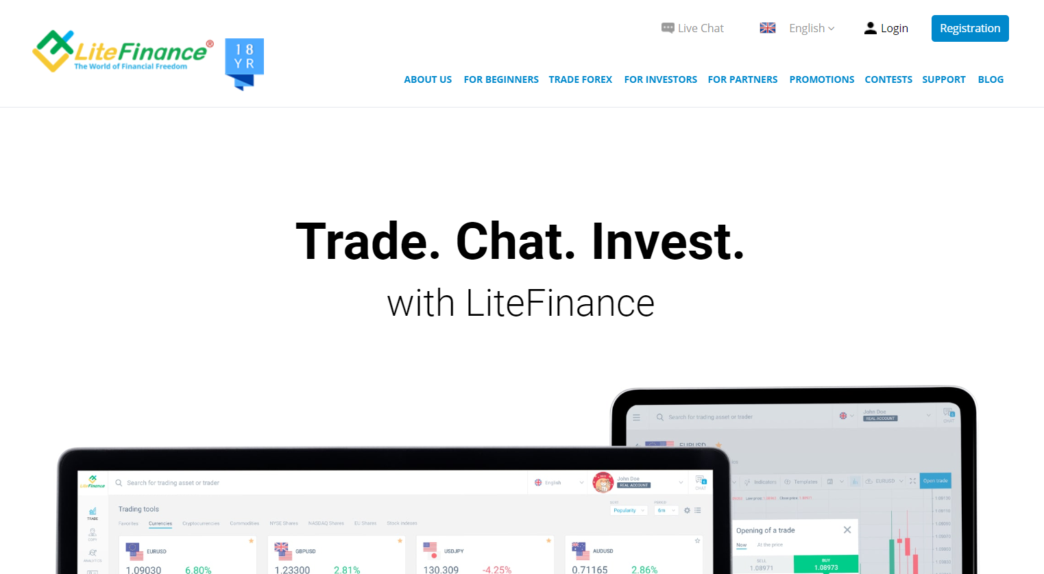 Recenze LiteForex – oficiální web