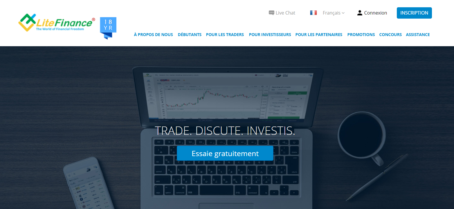 Revue de LiteFinance - Site Web Officiel