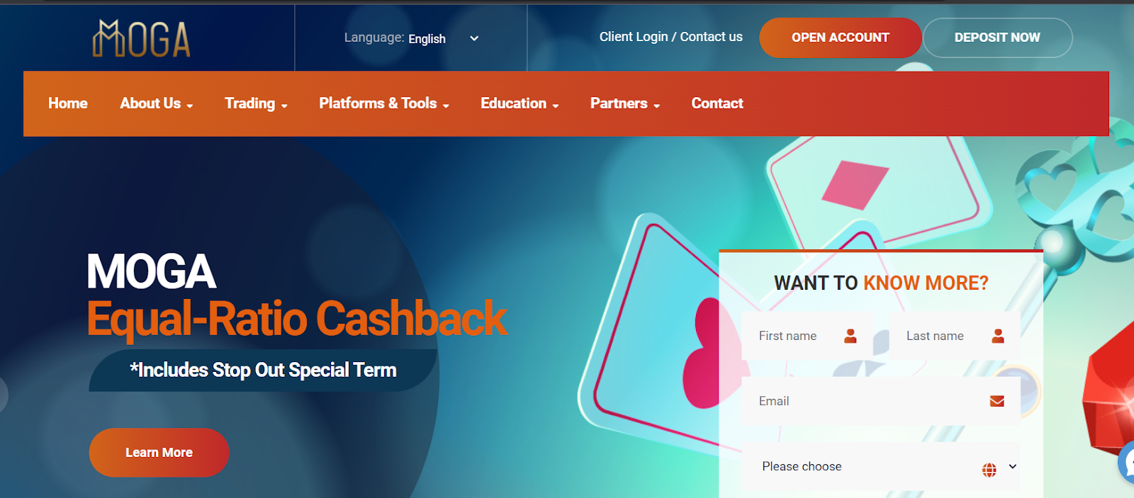 Review of MogaFX’s User Account — Register