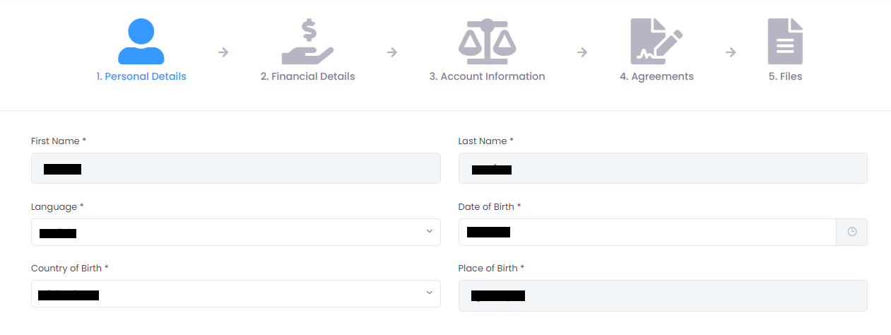 Review of NumberOne Capital Markets’ User Account — Verification