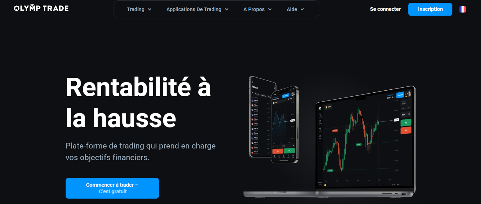 Compte personnel Olymp Trade - Connexion