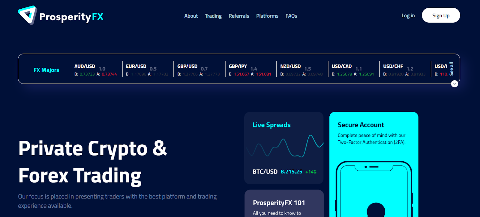 ProsperityFX Review — Opening an account