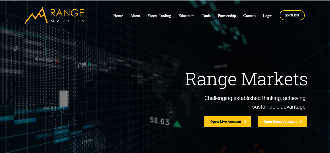 Review of Range Market’s User Account — Creating a trading account