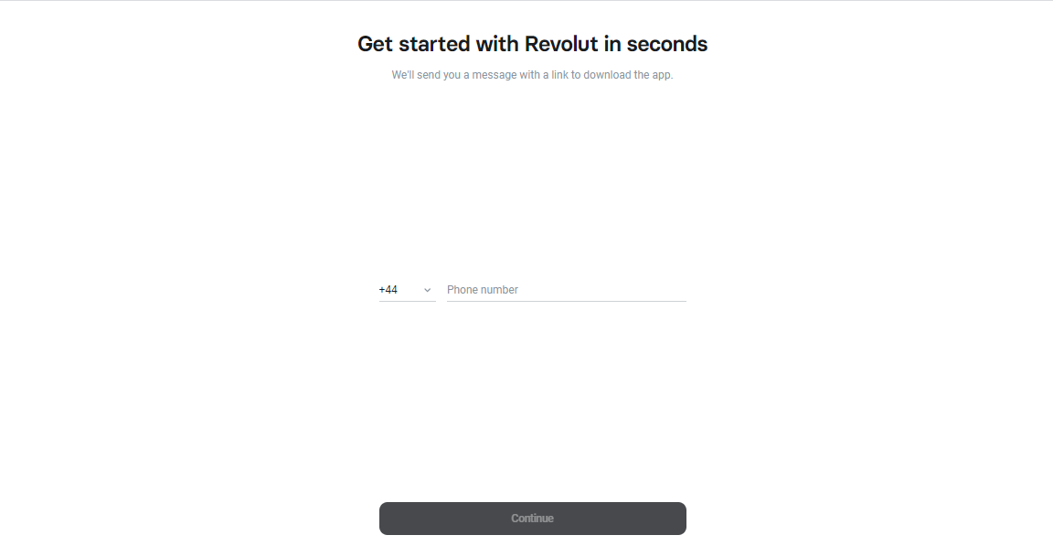 Revolut Review — Complete the contact information