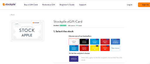 Bonuses Stockpile - Gift cards