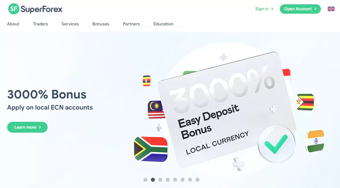 Review SuperForex - Open Account