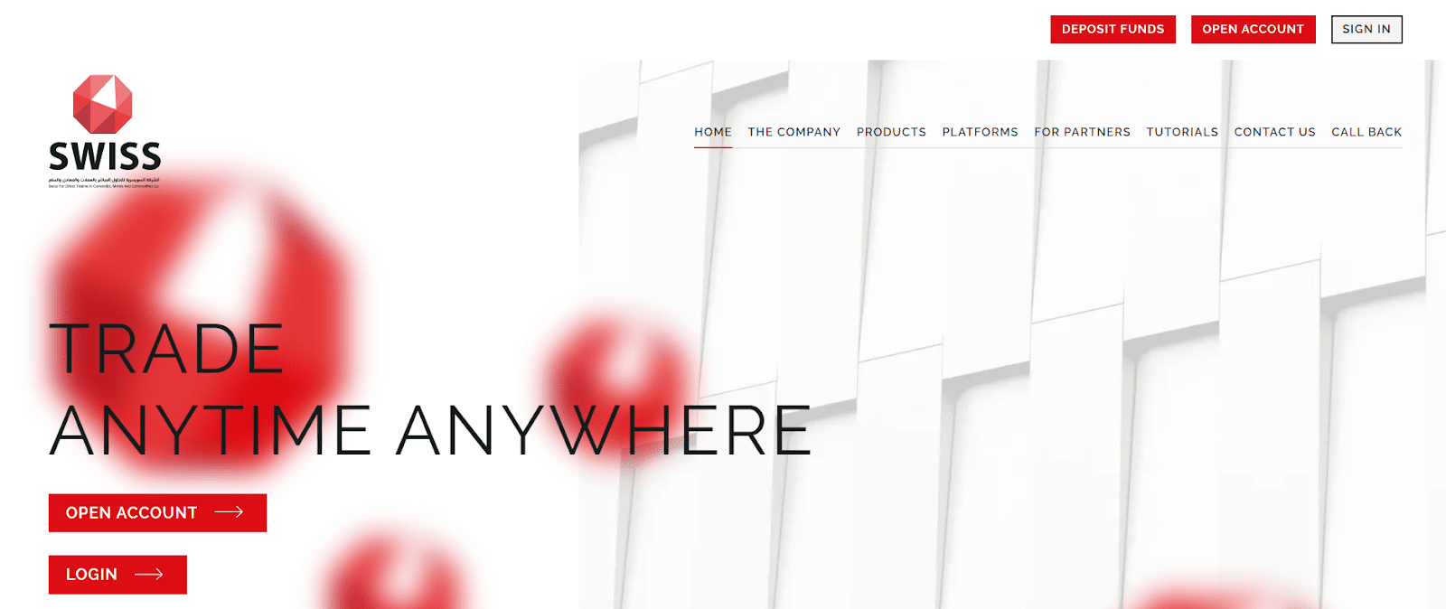 Review of SwissFS’ User Account — Initiate registration