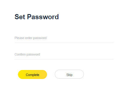 Review of TigerWit’s Personal Account — Setting your password