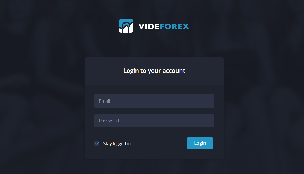 Przegląd VideForex — zaloguj się do swojego konta osobistego