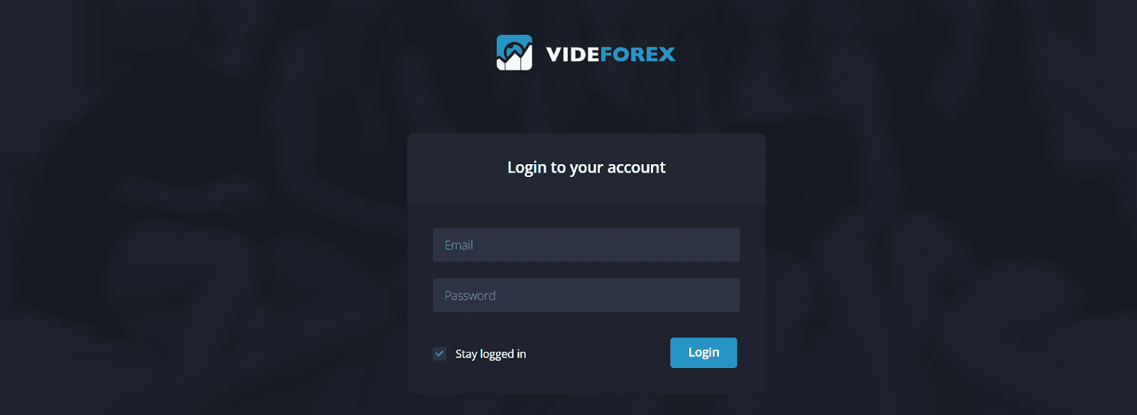 VideForex 综述 - 登录您的个人账户