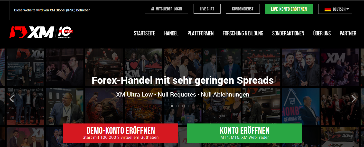 XM Erfahrungen - Offizielle Website