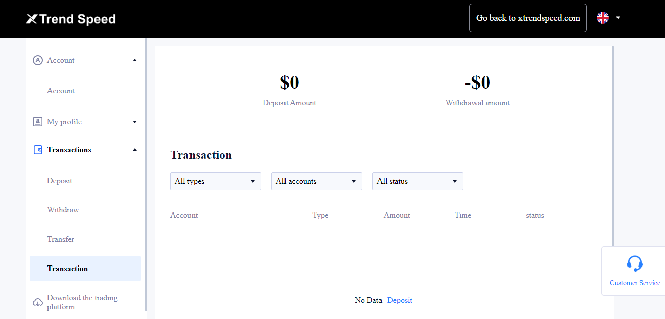 XTrend Speed Review — Transaction management