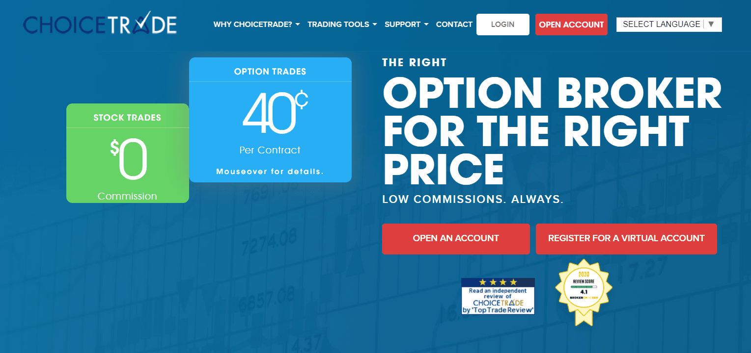 ChoiceTrade Revisar - Abrir una cuenta