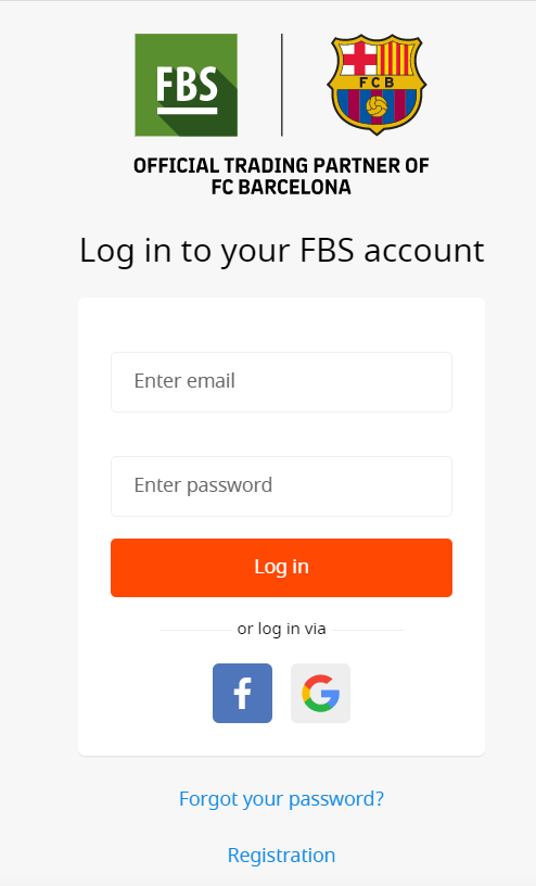 Engedélyezés a FBS weboldalon