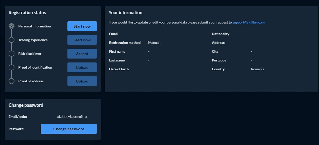 Examen du compte d'utilisateur de TradingMoon- Vérification