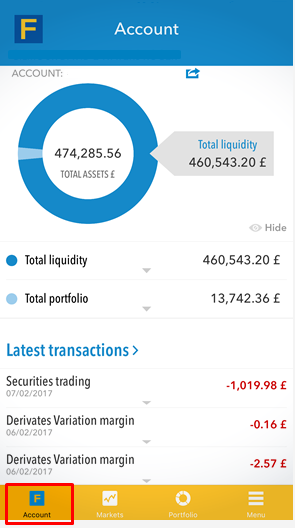 FinecoBank - Revisión de la cuenta