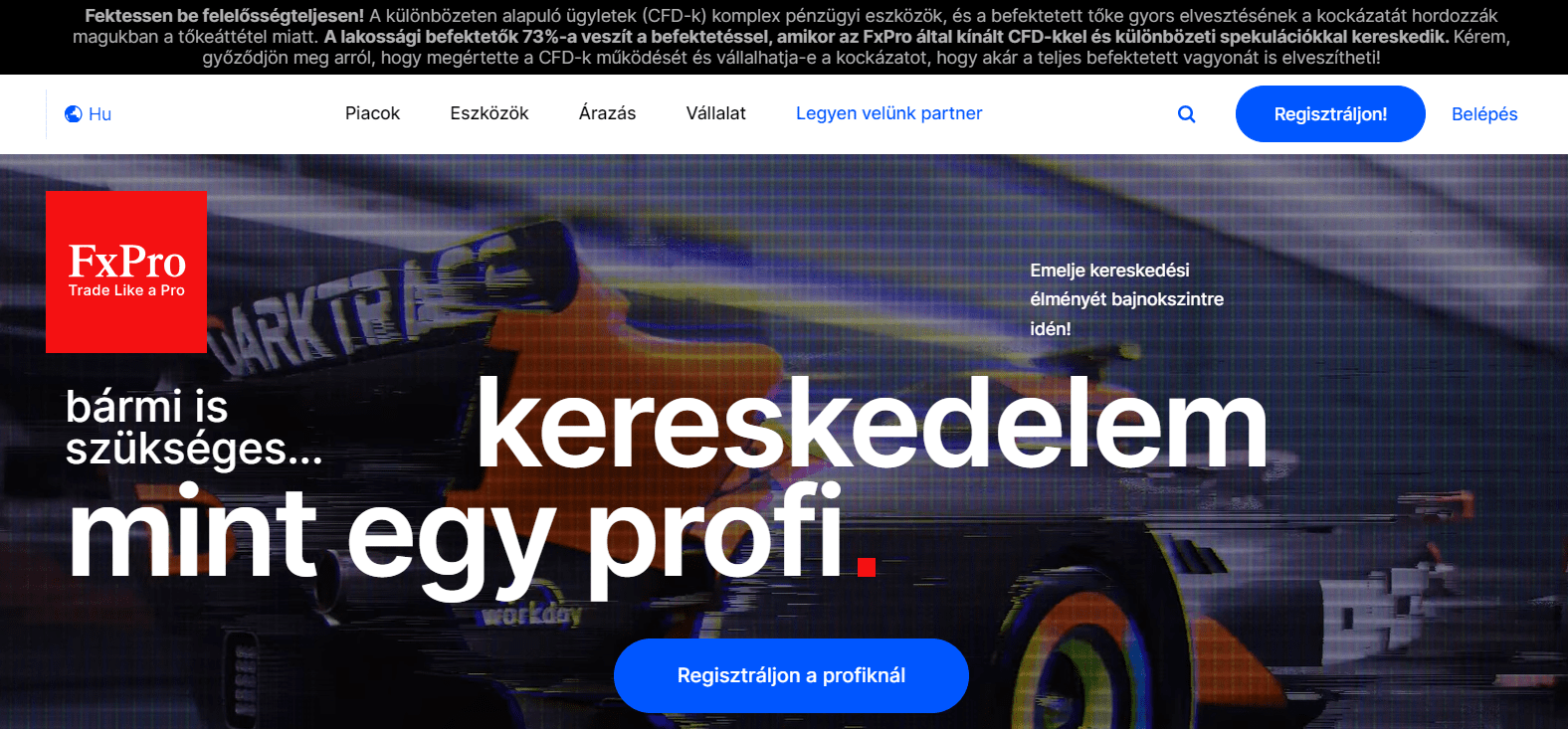 FxPro Áttekintés – Hivatalos weboldal