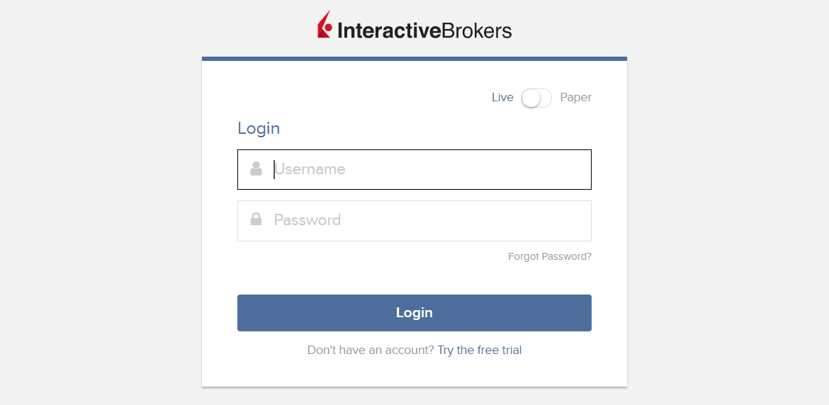 Interactive Brokers Személyes fiók - Engedélyezés