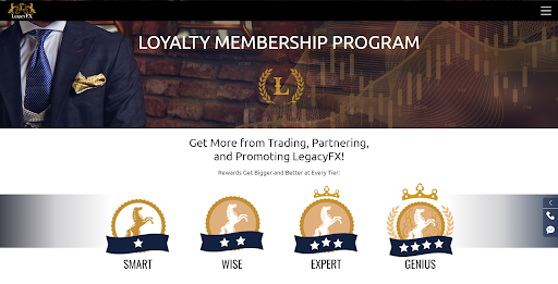 LegacyFX Boni - Loyalitätsprogramm für Mitglieder