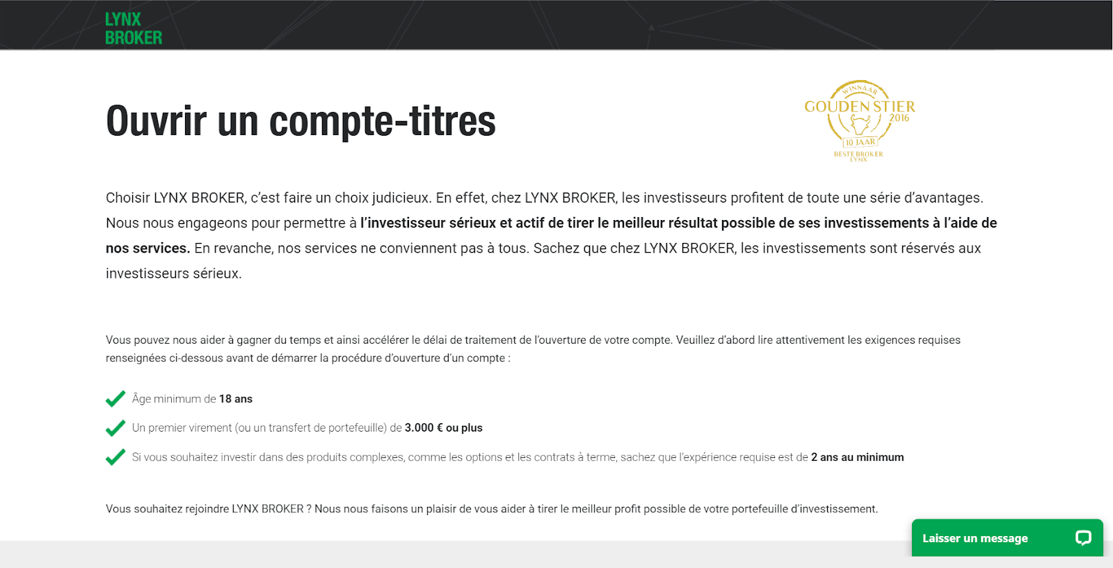 LYNX Revue - Exigences des clients
