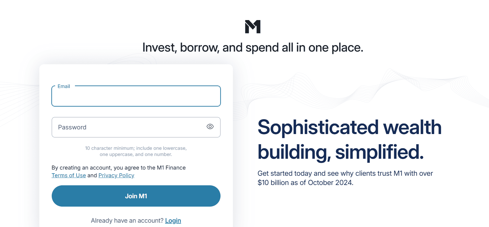 M1 Finance Review — Enter your email address