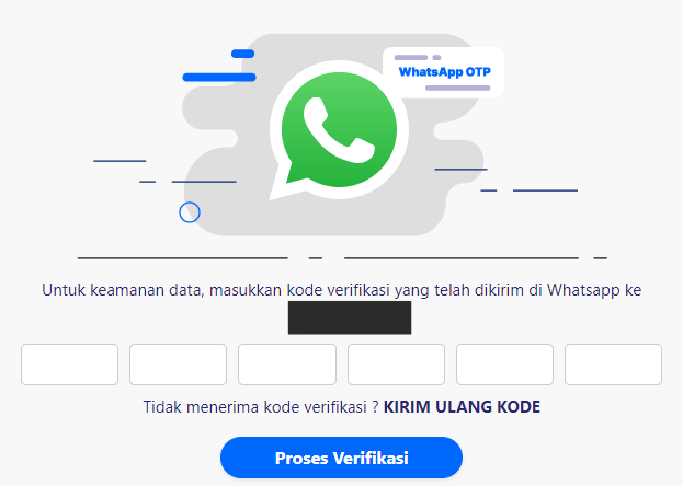 Meninjau Akun Pengguna FOREXimf- Konfirmasi nomor WhatsApp Anda