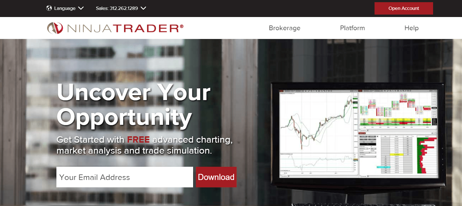 Ninja Trader Review - Ouvrir un compte