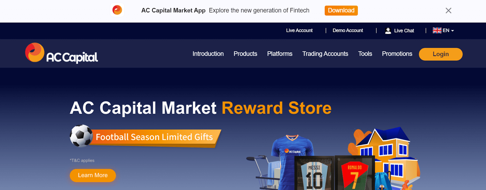 Recensione del conto utente di AC Capital Market- Sito web ufficiale