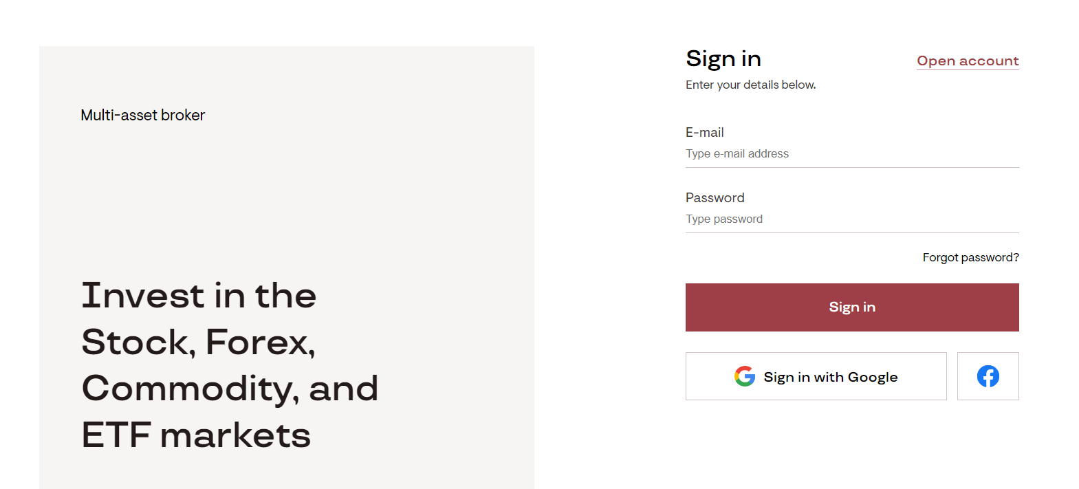Recensione di Quadcode Markets - Autorizzazione e registrazione