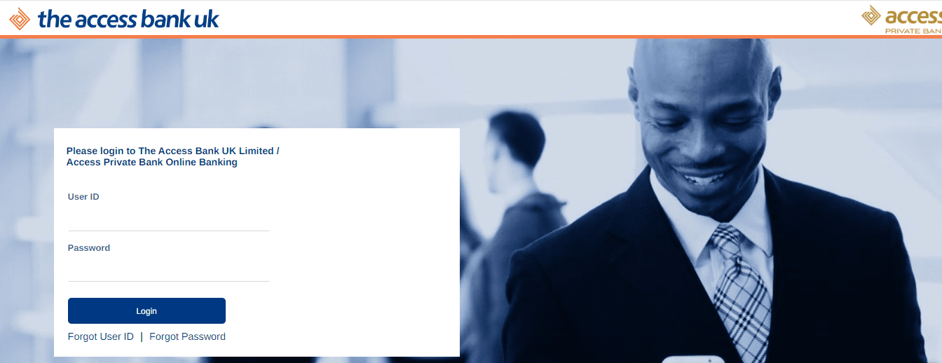 Access Bank пайдаланушы шотына шолу — Интернет-банкинг жүйесіндегі авторизация