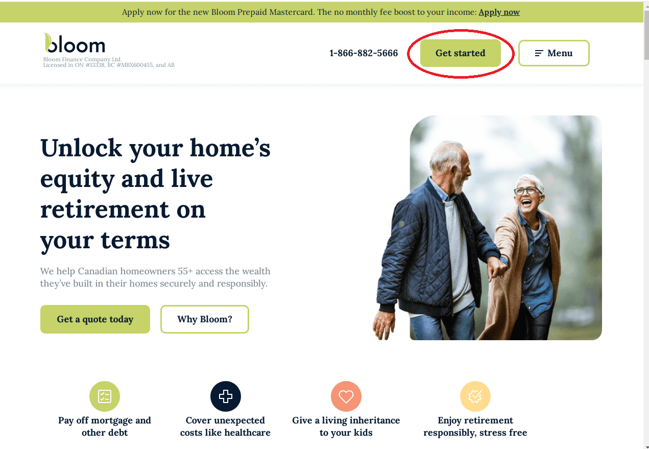 Review of Bloom Finance’s User Account — Official website