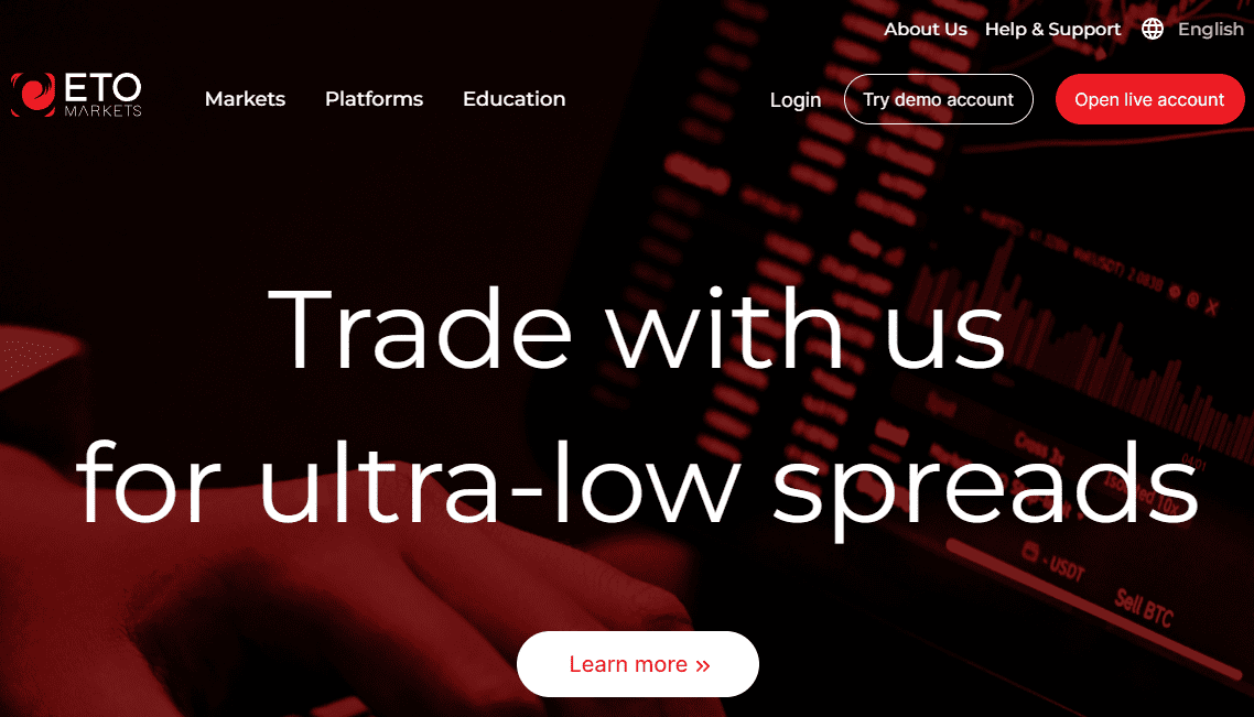 Review of ETO Markets’ User Account — Official website