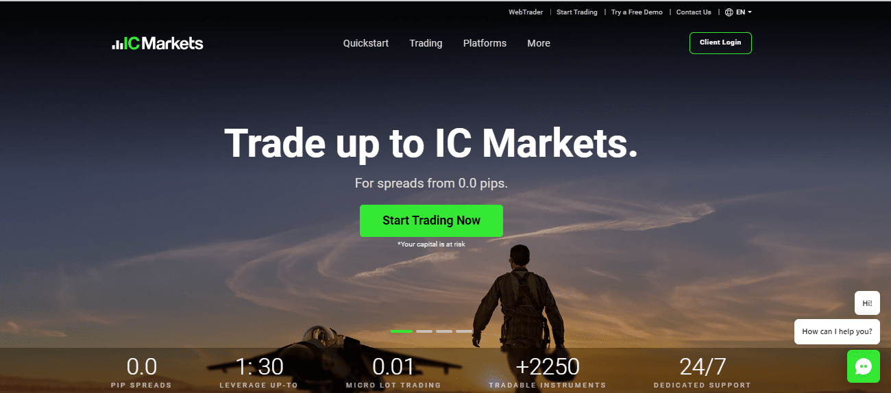 Review of IC Markets — Start registration