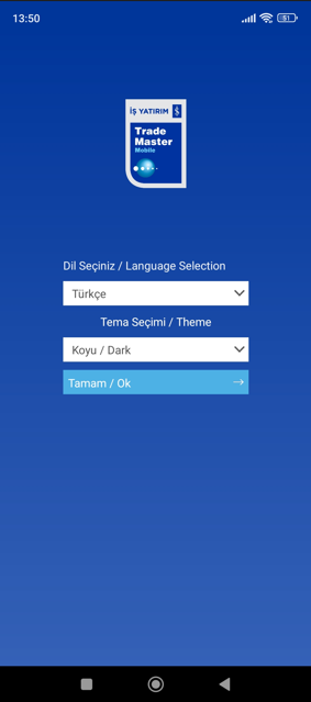Review of İş Yatırım — Create a user account
