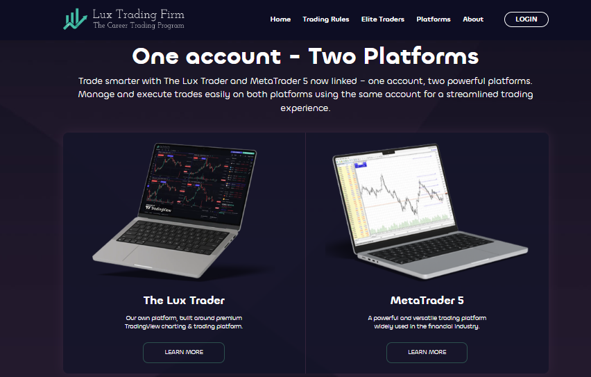 Analiza Lux Trading Firm - Selectați o platformă de tranzacționare
